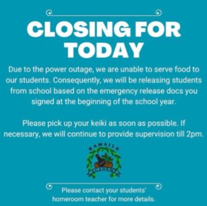 School is Closed Today 1/8/2024